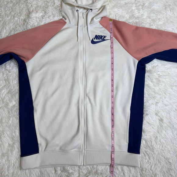 Nike full Zip Hoodie Jacket Color Block Retro Y2K streetwear - Picture 7 of 8